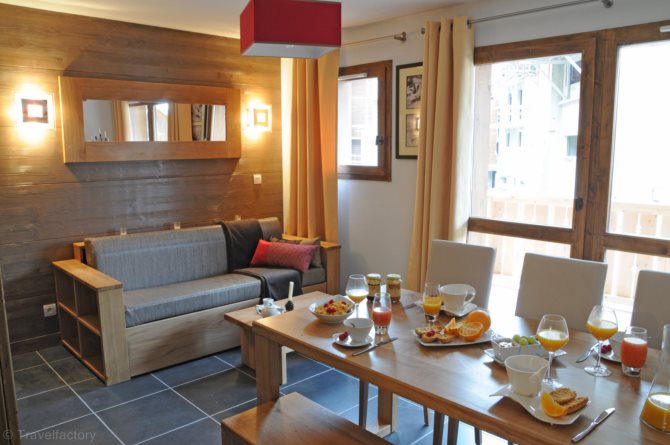 2 Kamer appartement 4 personen - travelski home premium - Résidence Les Chalets d'Edelweiss 4* - Plagne 1800