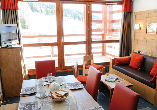 2-kamer appartement duplex slaapnis - 2 t/m 6 personen - travelski home premium - Résidence Le Roc Belle Face 4* - Les Arcs 1600