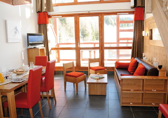 3 Kamer appartement alcôve et/ou duplex 8 personen - travelski home premium - Résidence Le Roc Belle Face 4* - Les Arcs 1600