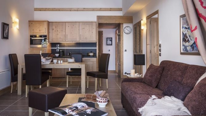 3 Kamer appartement 4/6 personen Duplex - Résidence CGH & SPA - Résidence Boutique Les Chalets de Layssia 5* - Samoëns