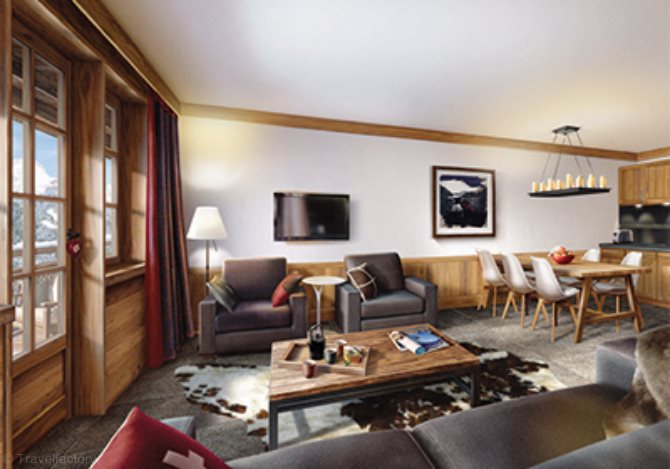 5 Kamer duplex 10 Personen - Résidence Odalys Les Fermes de Chatel 4* - Châtel