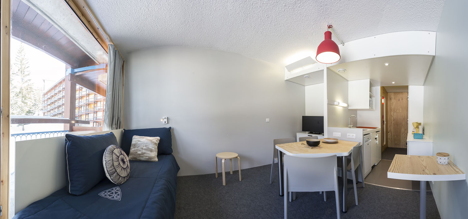 Studio 4 personen Cat **F BC0731 - travelski home choice - Flats BELLES CHALLES - Les Arcs 1800