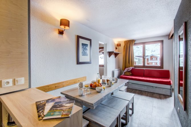 Studio 5 personen - Résidence Vacanceole Le Borsat IV - Tignes Val Claret