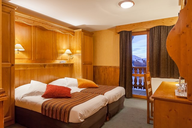 Kamer appartement 2 personen Twin Demi pension - Hôtel Les Balcons Village 3* - Plagne - Belle Plagne
