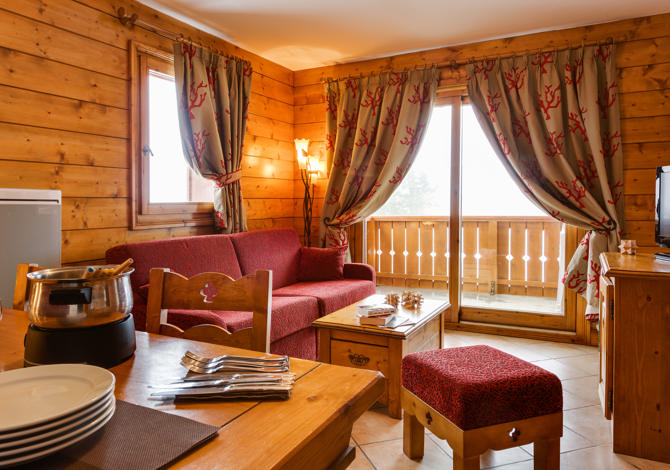 6-kamer appartement - 8 t/m 12 personen - Résidence CGH & SPA Le Hameau du Beaufortain 4* - Les Saisies