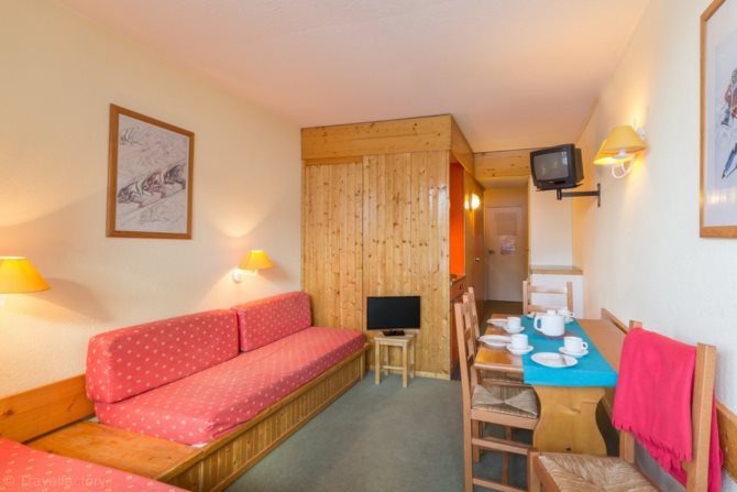 Studio 4 personen n°621 - travelski home classic - Résidence Grand Arbois - Les Arcs 1800