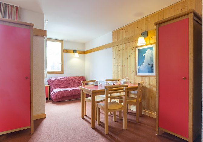 2-kamer appartement / 2 t-m 5 personen (650) - Skissim Classic - Résidence Epervière. - Plagne 1800