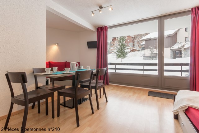 2 kamer appartement 5 personen nr. 210 - Skissim Select - Résidence La Grangette. - Plagne Montalbert