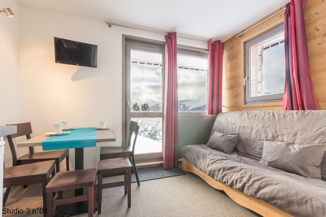 Studio 3 personen n ° 01 - Skissim Select - Résidence Les Chalets du Planay. - Plagne Montalbert