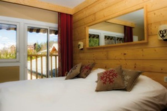 Chambre 2 personen Comfort - Club Vacances Les Alpes d'Azur 3* - Serre Chevalier 1400 - Villeneuve