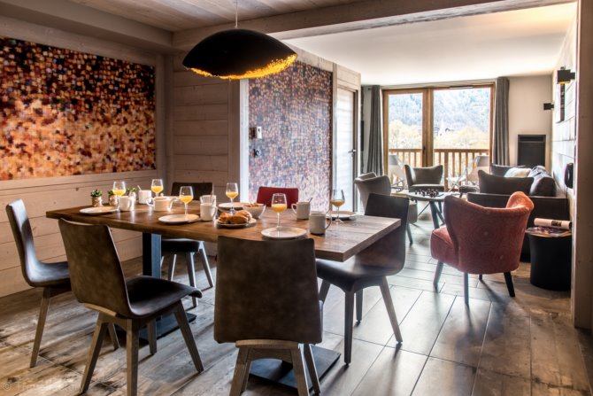 4-kamer appartement met open haard - 2 t/m 6 personen - Résidence Chalet Skadi 5* - Val d'Isère Centre