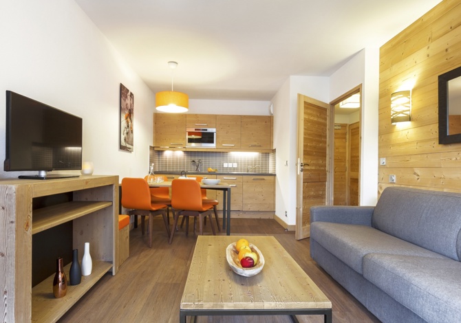 2 Kamer appartement 4 Personen Comfort met Bergzicht - Résidence Club MMV Le Coeur des Loges 4* - Les Menuires Preyerand