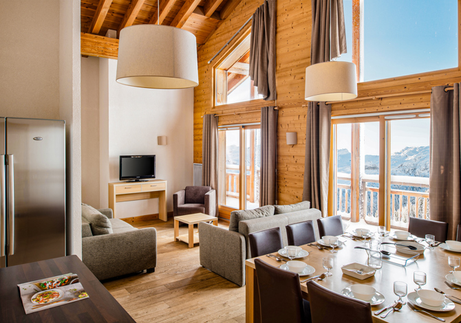 5 Kamer appartement 8/10 personen Type B - Dormio Resort Les Portes du Grand Massif 4* - Flaine Le Hameau 1800
