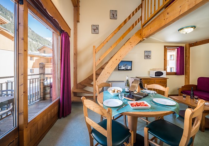 2 kamers 5/7 personen met mezzanine - Résidence Alpes Roc 3* - Pralognan la Vanoise