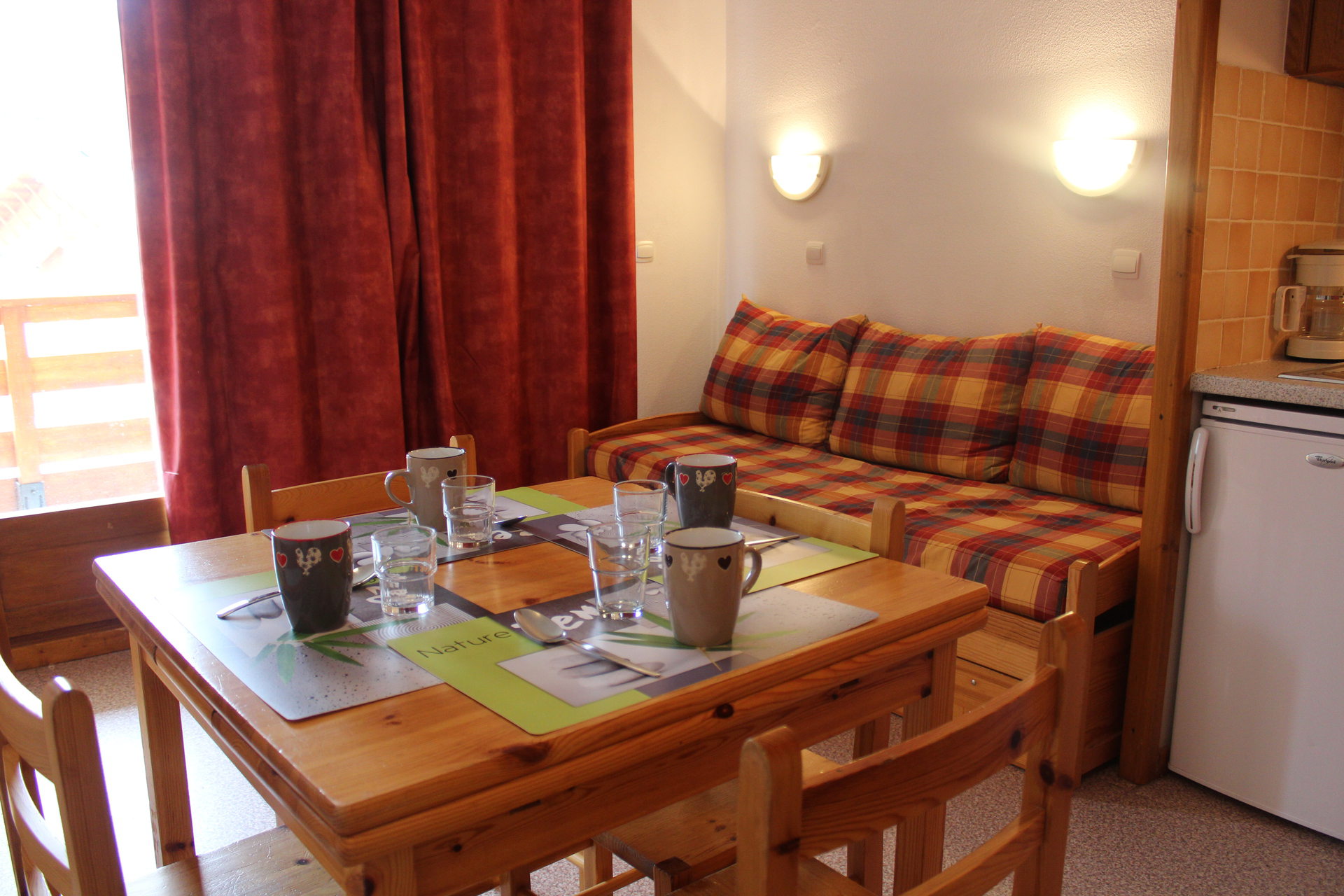 2 kamer appartement 6 personen Standaard HB206 - Appartements L'horizon Blanc - La Joue du Loup