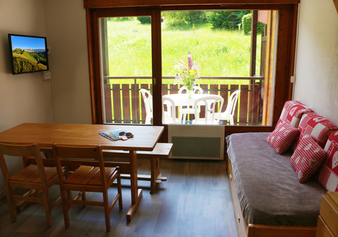 2 Kamer appartement 5 Personen met mezzanine - Résidence Azureva Les Aravis - La Clusaz
