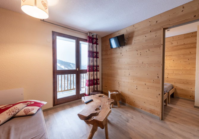 3 Kamer appartement 4/5 Personen met volledige pension - Club Vacances La Lauza 3* - Valmeinier