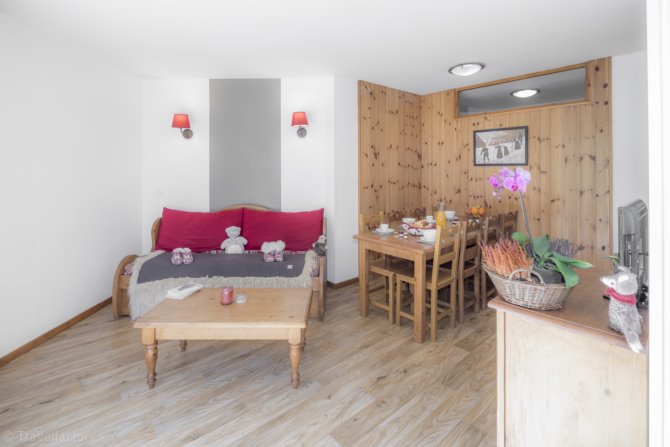 3-kamer appartement slaapnis pistezicht Comfort - 4 t/m 8 personen - Résidence Les Hauts de Préclaux - Les Orres