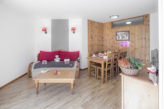 3 Kamer appartement 8 personen Uitzicht Piste Comfort Edelweiss - Résidence Les Hauts de Préclaux - Les Orres