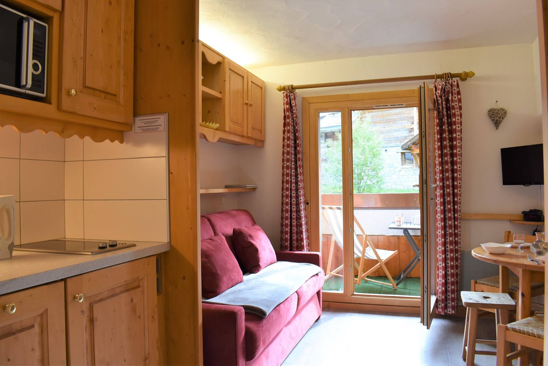 Studio 3 personen - Appartements Les Sapineaux - Méribel Centre 1600