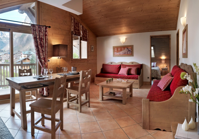 5 Kamer appartement 10 Personen met cabine - Résidence CGH & SPA La Reine des Prés 4* - Samoëns