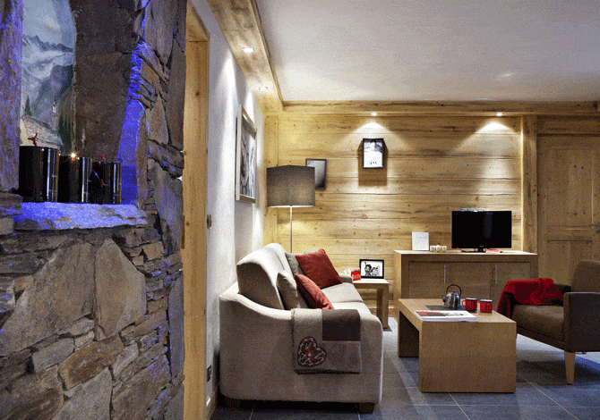 3 Kamer appartement cabine 4/6 Personen - Résidence CGH & SPA Les Chalets d'Angèle 4* - Châtel