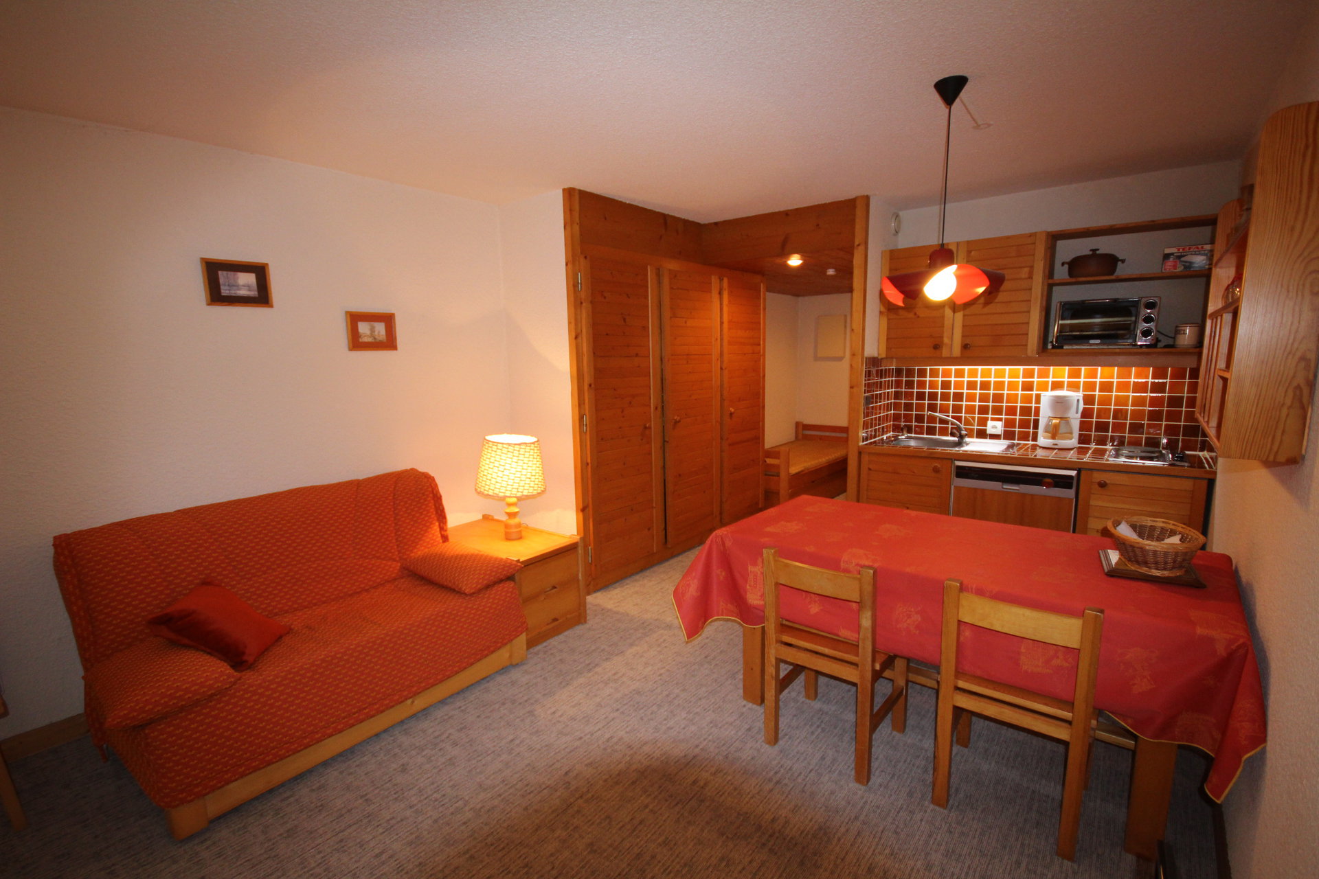 Studio 3 personen - Appartements Bouquetin - Les Saisies