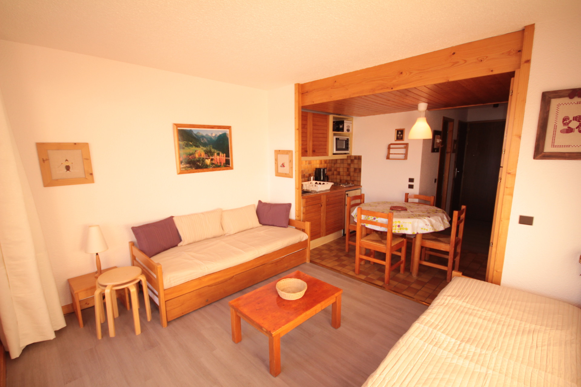 Studio 5 Personen - Appartements Mont Blanc B - Les Saisies