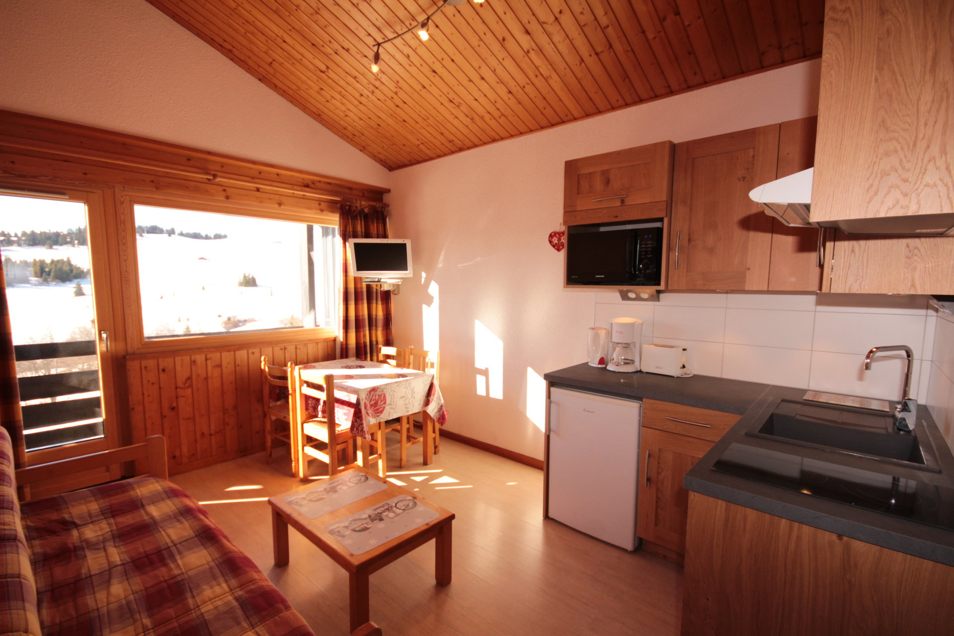2 kamers 5 personen Très confortable VIL533 - Appartements Village 5 - Les Saisies