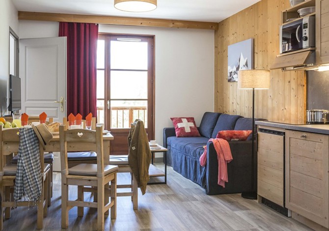 2-kamer appartement - 2 t/m 5 personen (zonder balkon) - Résidence Odalys L'Orée des Pistes 3* - Saint Sorlin d'Arves