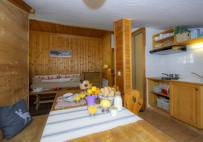 2 Stuks 7 personen berghoek - Résidence Madame Vacances Alpina Lodge 4* - Val d'Isère Centre