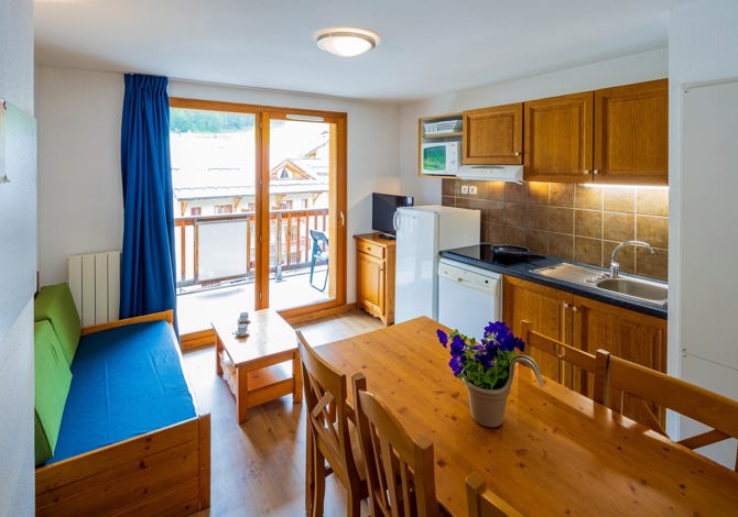 3-kamer appartement slaapnis - 2 t/m 6 personen - Résidence Les Balcons de Bois Méan 3* - Les Orres