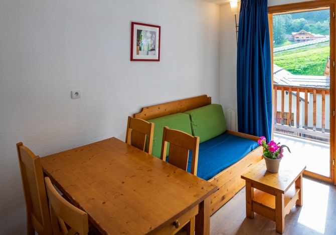 2 Pieces 2/4 personen CS - Résidence Les Balcons de Bois Méan 3* - Les Orres