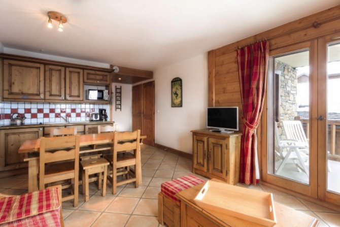 3 Kamer appartement 6 Personen Comfort - Belambra Clubs Résidence Les Menuires - Le Hameau Des Airelles - Les Menuires Preyerand