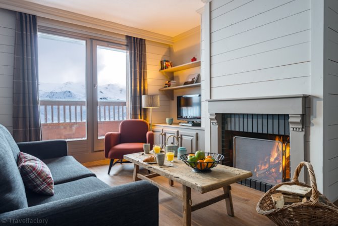 3 Pieces 4/6 personen superieur - travelski home premium - Résidence Les Chalets de Rosaël 3* - Val Thorens