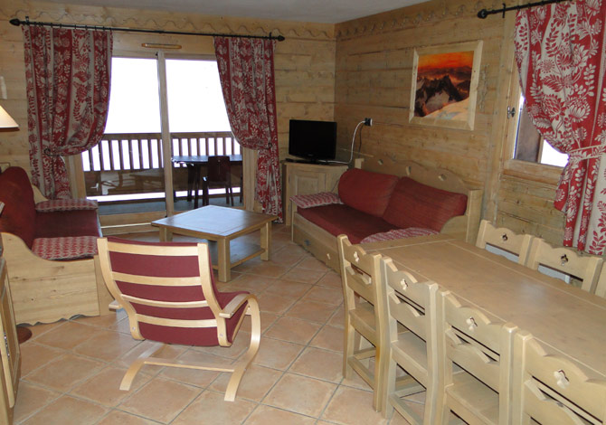 3 Pieces 4/6 personen Or . - Résidence CGH & SPA Les Granges du Soleil 4* - Plagne Soleil