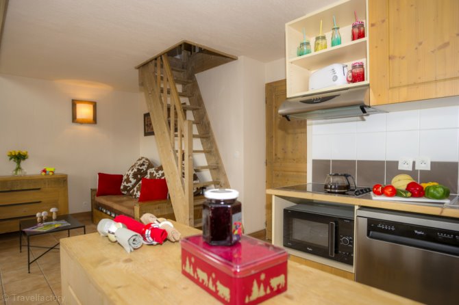 2-kamer appartement cabine of mezzanine - 2 t/m 6 personen - Résidence Les Chalets de Wengen 4* - Plagne - Les Coches
