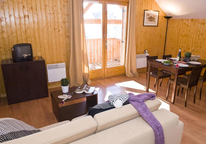 2 Kamers 2/4 personen. - Résidence Les Chalets des Ecourts 3* - Saint Jean d'Arves