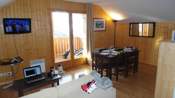 3 Kamer appartement 4/6 personen . - Résidence Les Chalets des Ecourts 3* - Saint Jean d'Arves