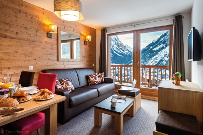 2 Kamers 4 personen - Résidence Lagrange Vacances Les Hauts de la Vanoise 4* - Pralognan la Vanoise