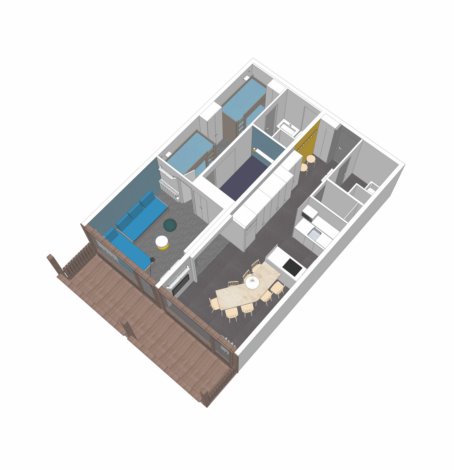3 Kamer appartement 8 personen 516 - travelski home select - Résidence Thuria - Les Arcs 1800