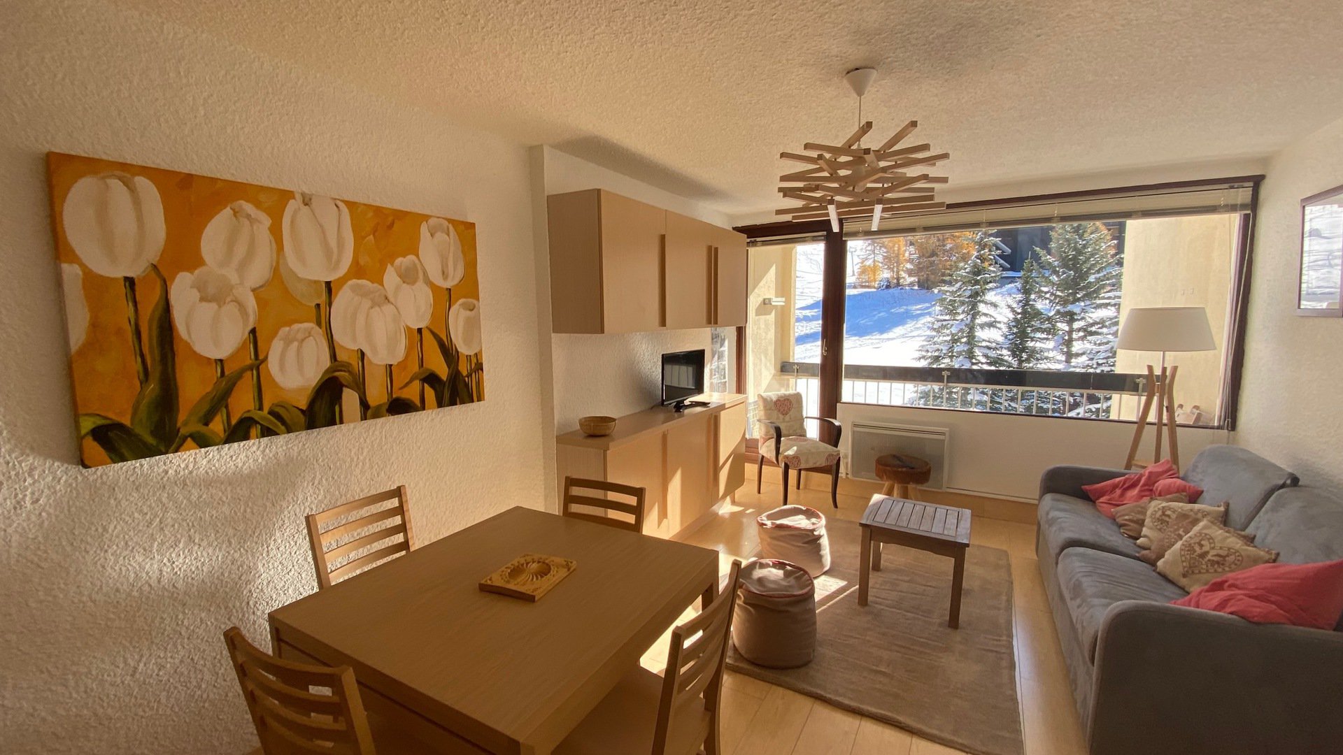Studio 4 personen - Appartements Chalmettes - Montgenèvre