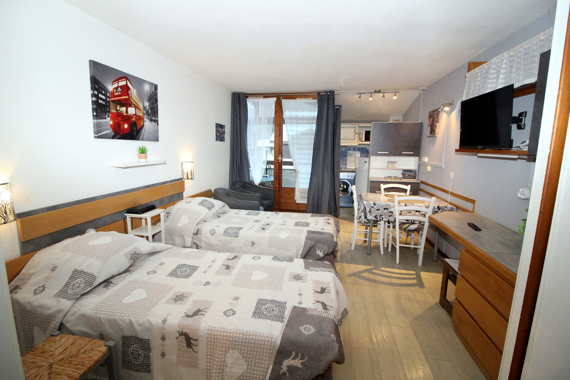 Studio 4 personen - Appartements Cybele - Brides les Bains