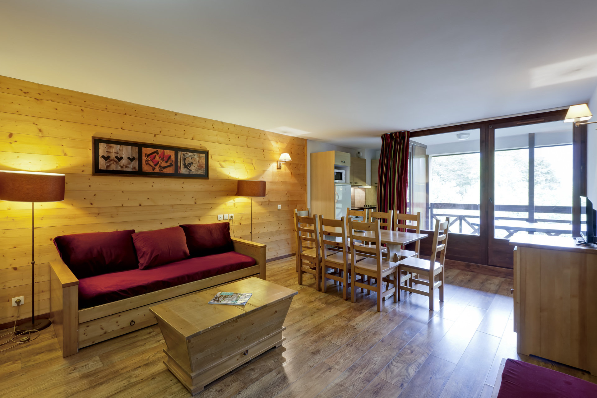 3 kamer appartement 8 personen Standaard CYB520 - Appartements Cybele - Brides les Bains