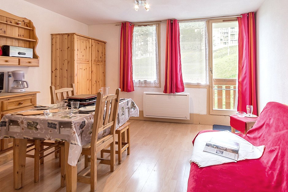 Studio 4 personen Klassiek MEN-SKI1002 - Ski & Soleil - Appartements Ski Soleil I - Les Menuires Bruyères