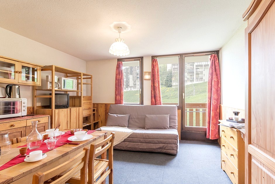 Studio 4 personen Klassiek MEN-SKI1102 - Ski & Soleil - Appartements Ski Soleil I - Les Menuires Bruyères