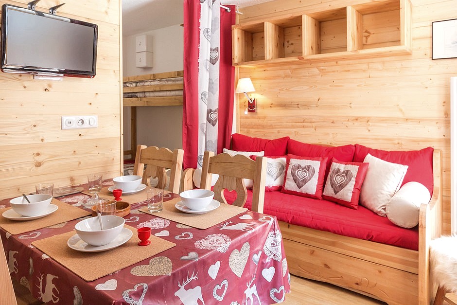 2 kamers 5 personen Comfort MEN-SKI2102 - Ski & Soleil - Appartements Ski Soleil Ii - Les Menuires Bruyères