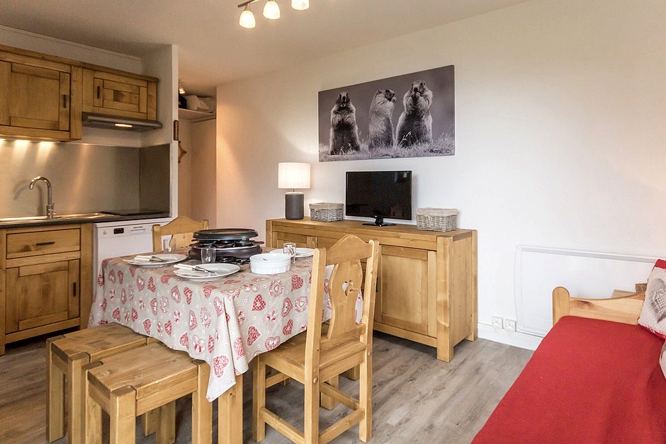 3 kamers 6 personen Comfort MEN-SKI2104 - Ski & Soleil - Appartements Ski Soleil Ii - Les Menuires Bruyères