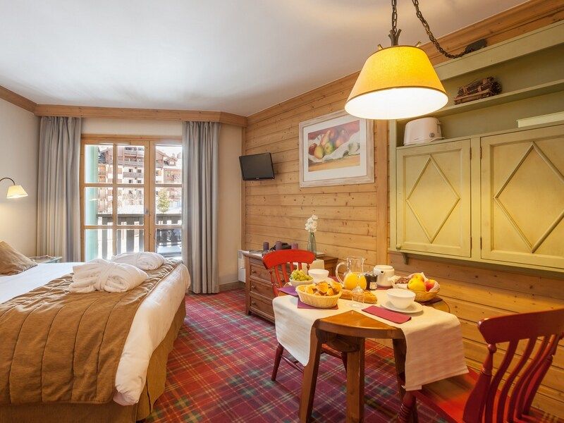Studio 2 personen - Binnenzwembad - Zonder balkon - Pierre & Vacances Premium residentie Arc 1950 Le Village - Les Arcs 1950