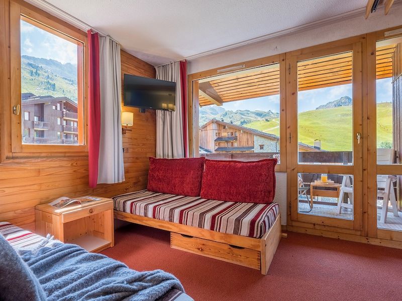 Studio 4 personen - 1 slaapnis - Pierre & Vacances Residentie Émeraude - Plagne - Belle Plagne